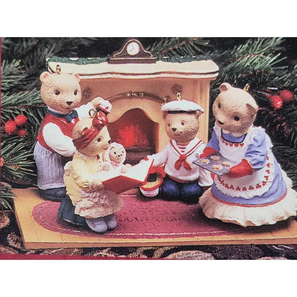 Vintage Hallmark Bearingers of Victoria Circle Figurines Complete 5-Piece Set YK